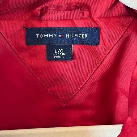 NWOT Tommy Hilfiger Crimson Down Puffer Vest Red Size Large - Picture 8 of 11